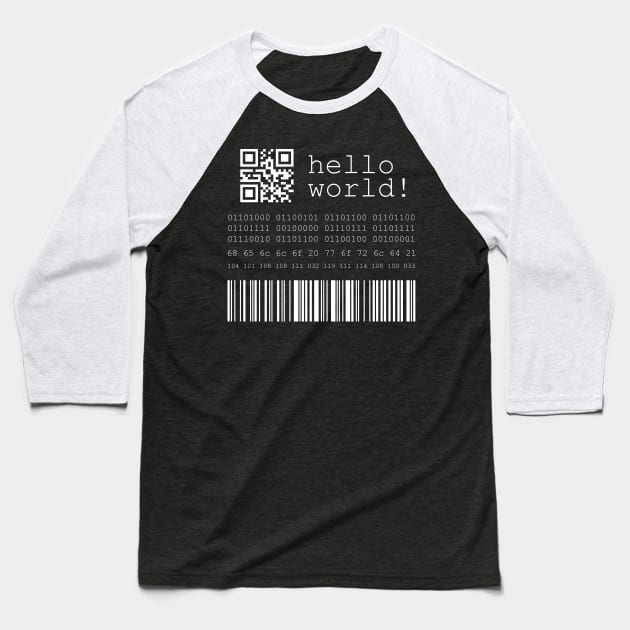 Hello World! Baseball T-Shirt by vStepHHH